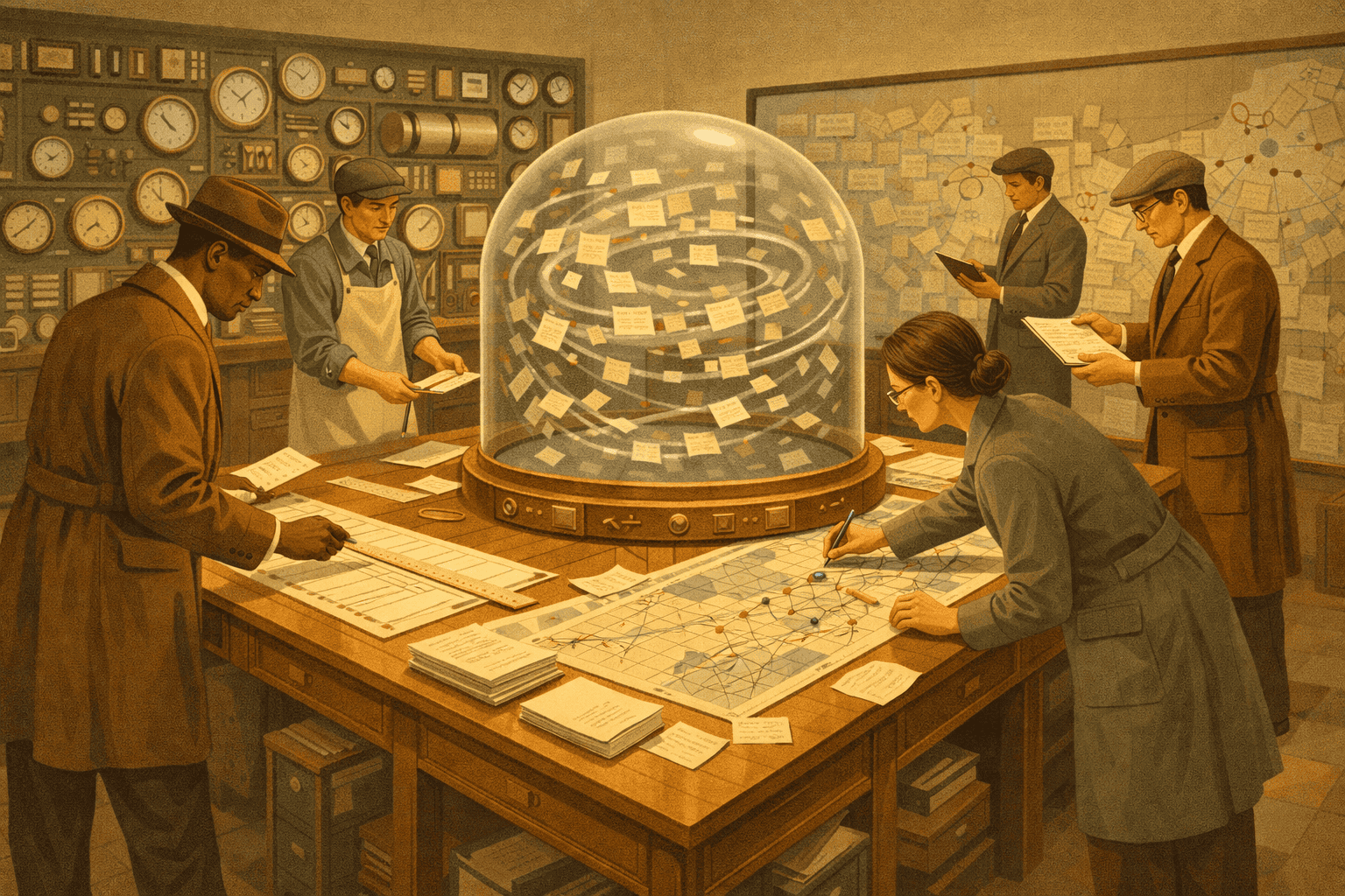 Klockmuster och teknisk arbetsmiljö i forskning och utveckling.