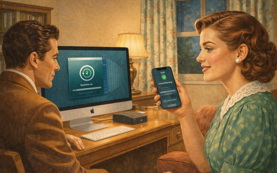 Här är din din digitala livförsäkring: iCloud och Time Machine