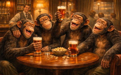 Det krökas i djungeln – schimpanser är riktiga fyllehun … fylleapor