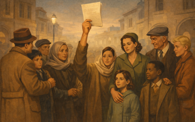 En röst för de jagade när världen stänger dörrar