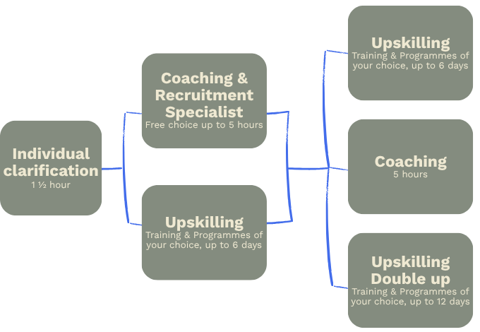 outplacement, Outplacement programme at Mannaz. Traning and programmes Outplacement