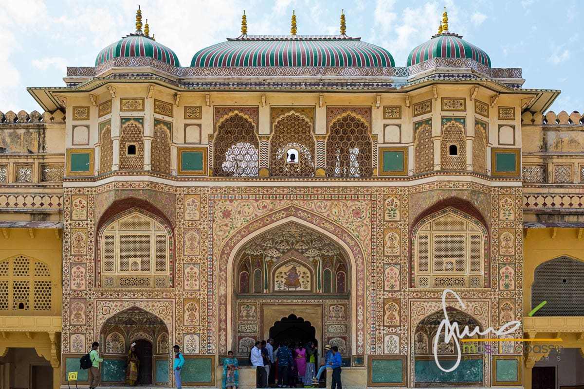 Ganesh Pol Amer Fort ingresso allo Sheesh Mahall