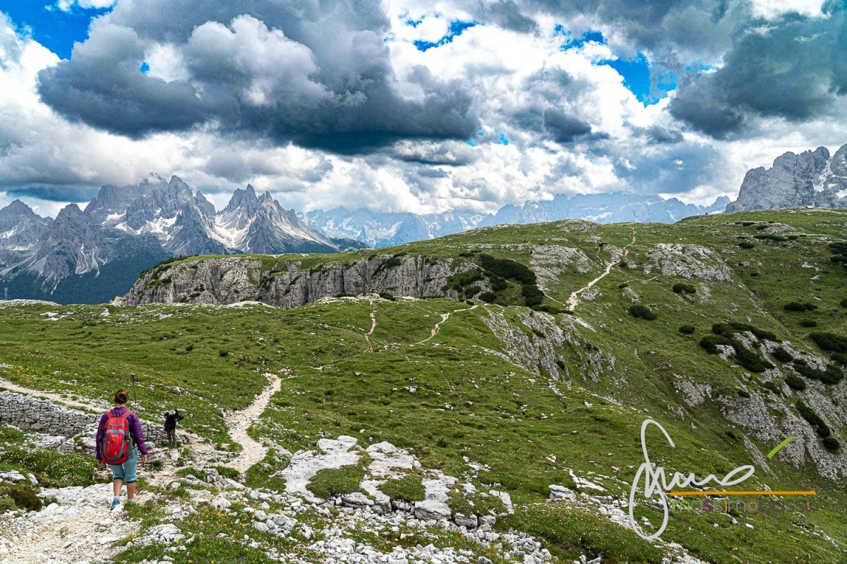 Sentieri sul monte Piana