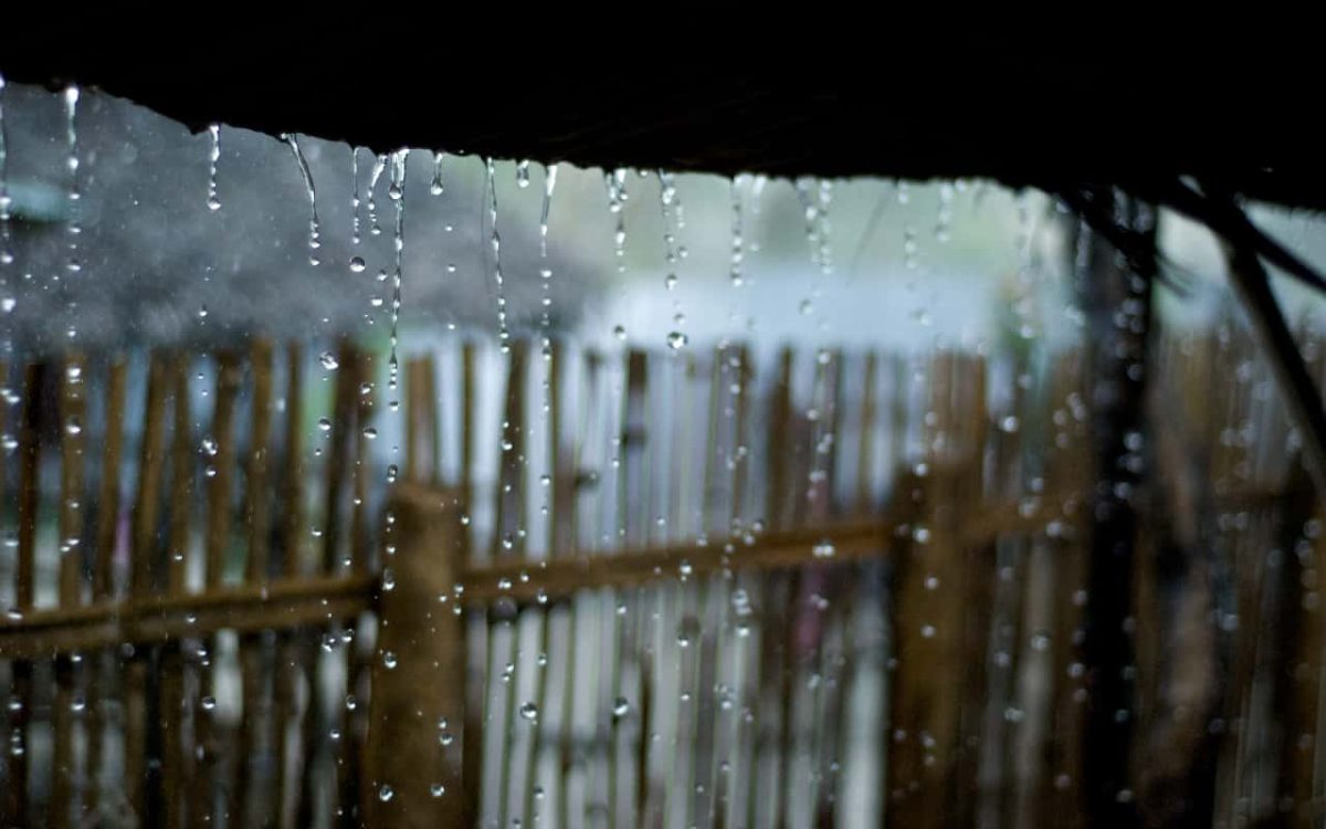 il clima della Cambogia in ogni stagione - Cambogia scena di pioggia