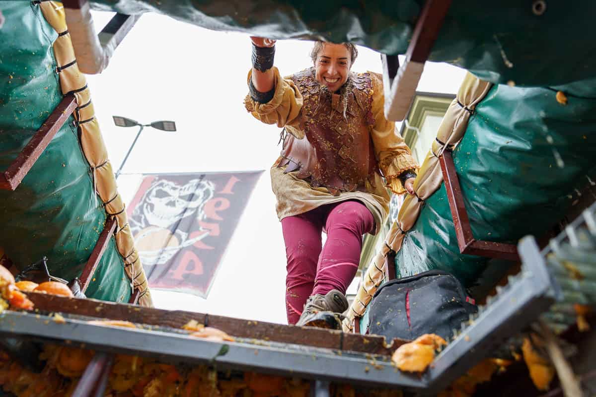 Carnevale Storico Ivrea 2023 - la battaglia delle arance -1