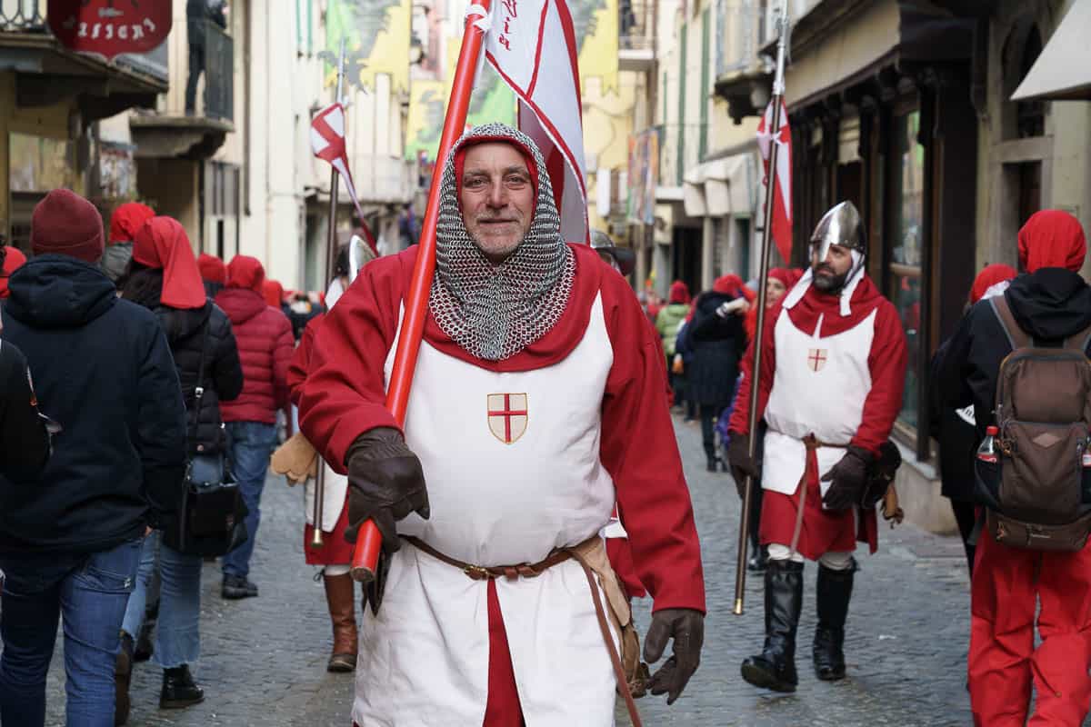Carnevale Storico Ivrea 2023 - la battaglia delle arance -1