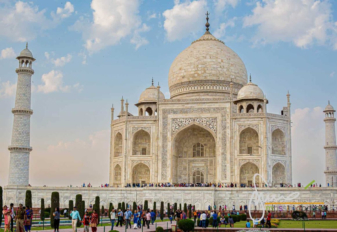 Taj Mahal Patrimonio Unesco Agra India Triangolo D'oro 104