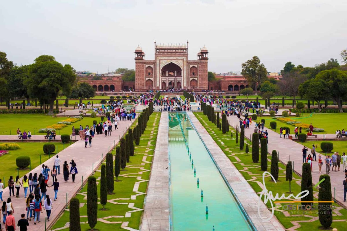 Taj Mahal Patrimonio Unesco Agra India Triangolo D'oro 104