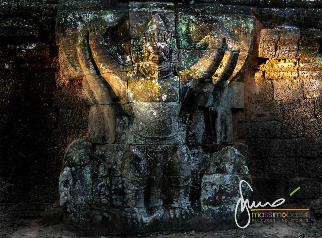 Garuda vahana il veicolo di Vishnu al Tempio Preah Khan ad Angkor-3