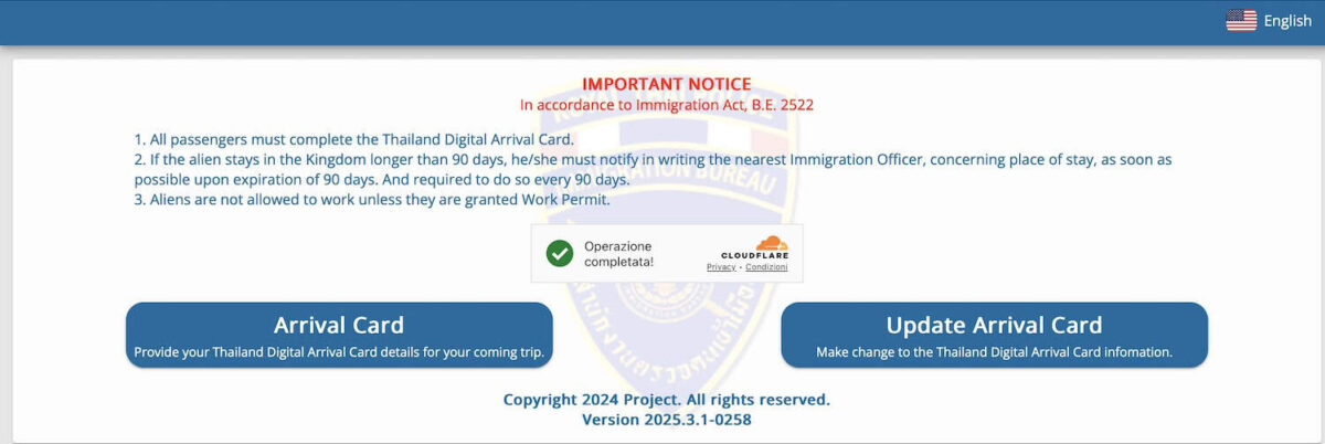 Thailand Digital Arrival Card Tdac Per La Thailandia Cosa È E Come Si Fa