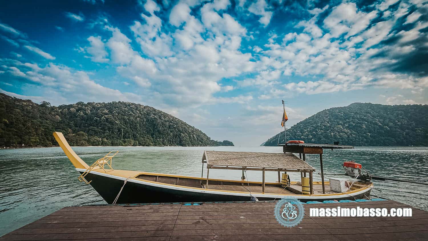 Il molo di attracco alle isole Surin