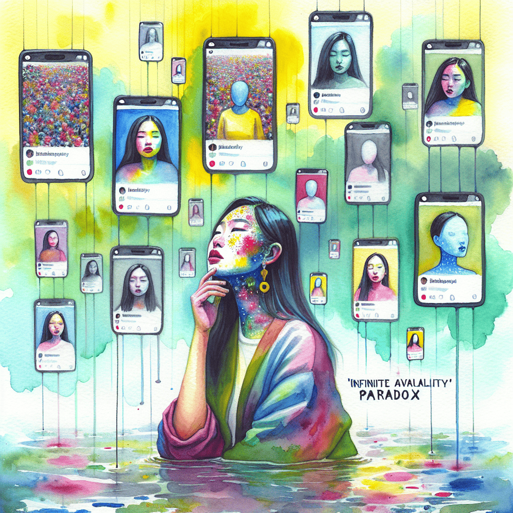 Paradosso della disponibilità infinita nei social media