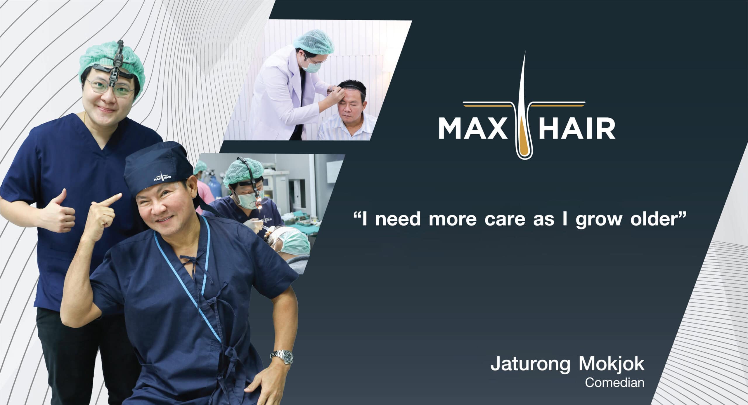 Testimonial for Max Hair Thailand from Jaturong Mokjok