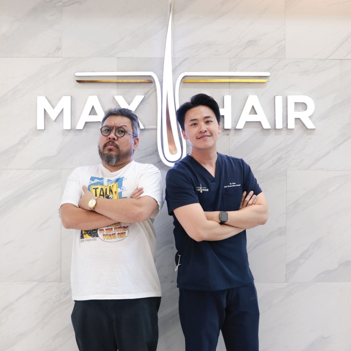 คุณยัต ชัยโสโร ยูทูบเบอร์ชื่อดัง เข้ารับบริการปลูกผมและปลูกเคราที่ Max Hair Clinic