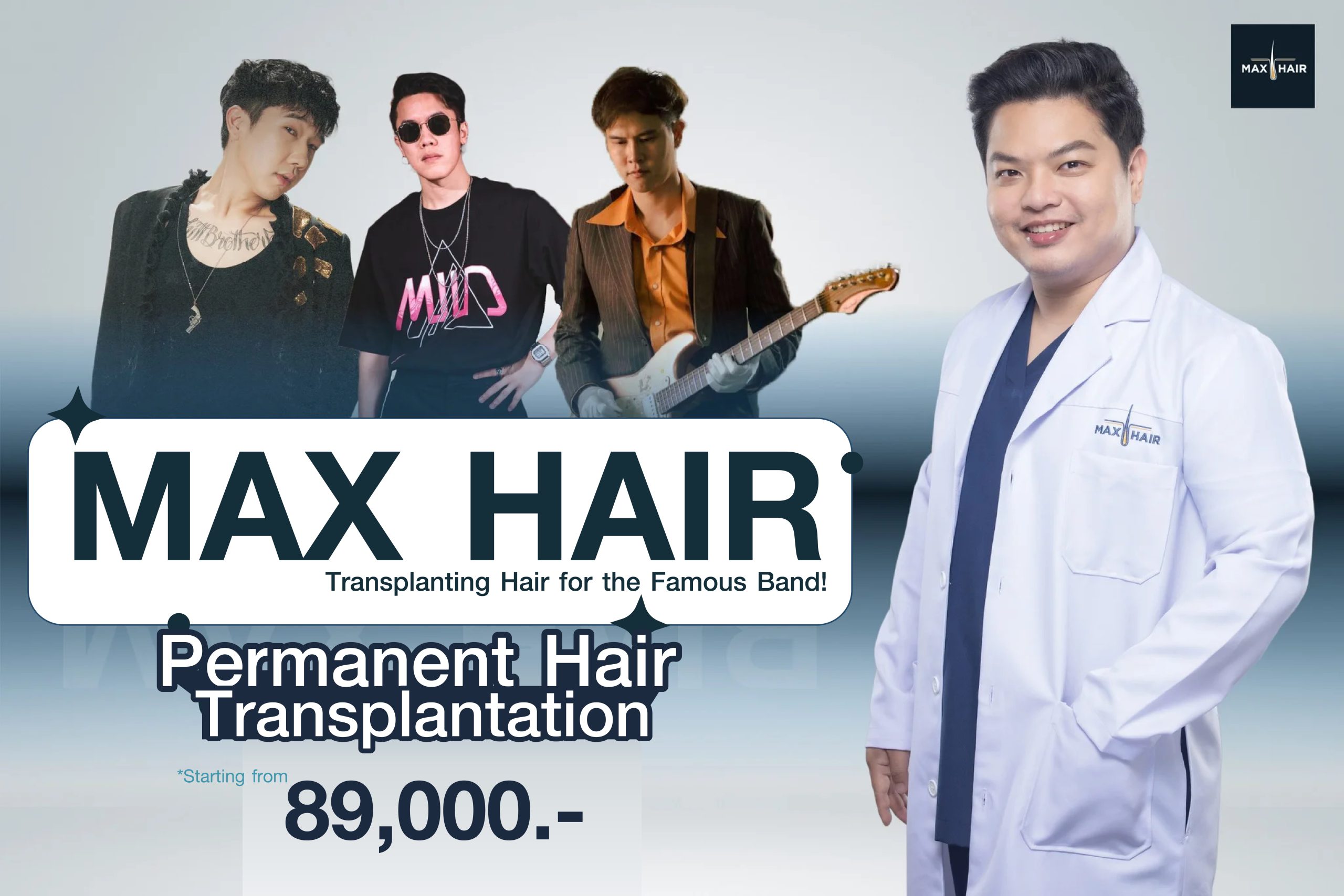 Max Hair Clinic's limited time hair transplant promotion offer