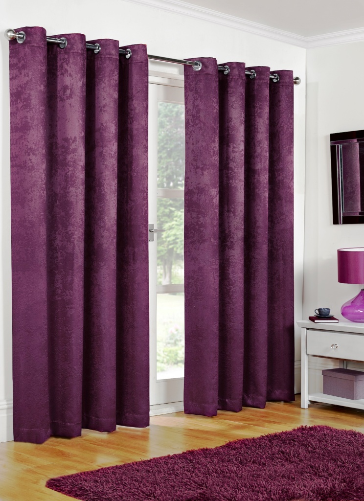 Blackout Curtains - Aubergine