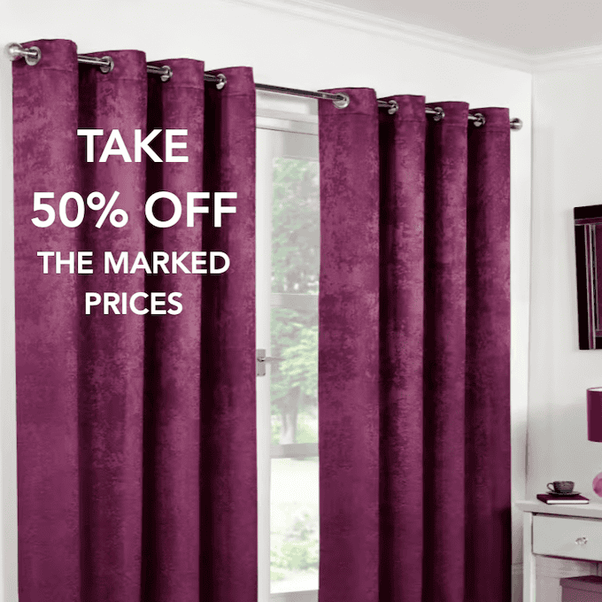 Blackout Curtains - Aubergine