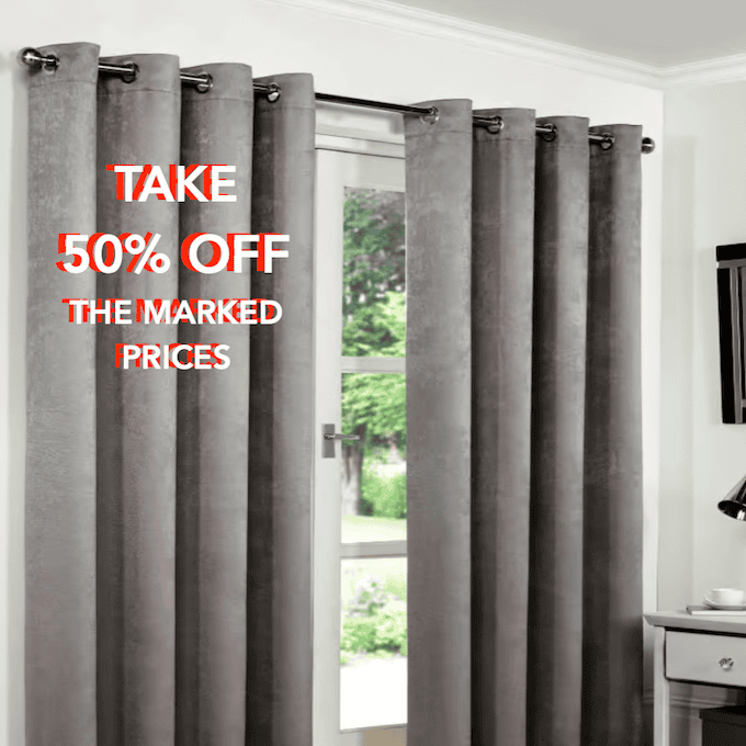 Blackout Curtains - Silver