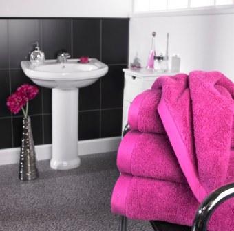 Pima Cotton Towels - Fuchsia