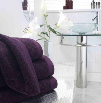 Pima Cotton Towels - Damson
