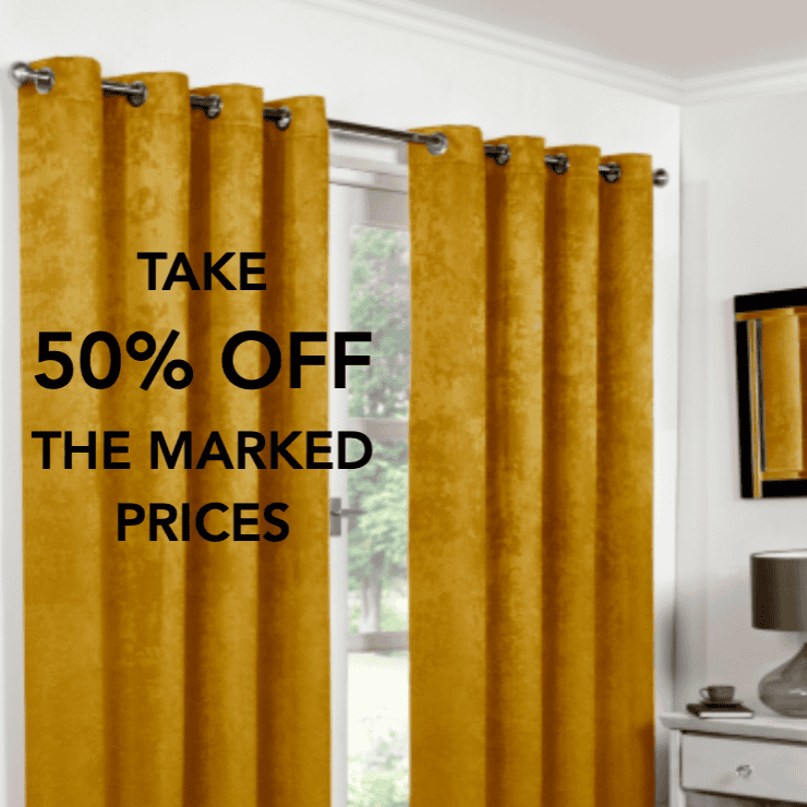 Blackout Curtains - Ochre