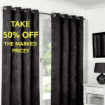 Blackout Curtains - Black