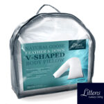 Goose Feather & Down V-Shaped Support Pillow