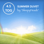 Sleepyheadz summer weight 4.5 tog duvets