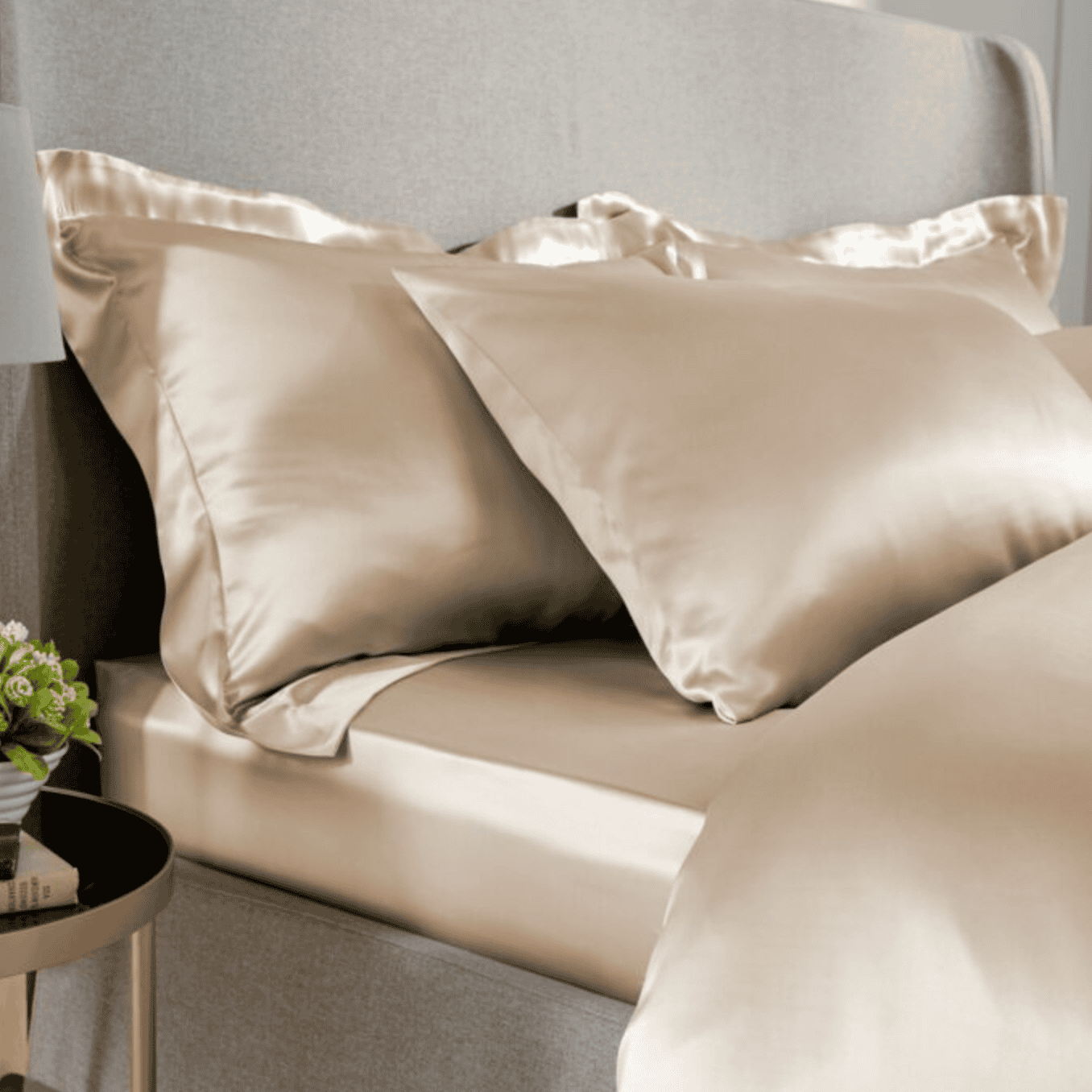 Pure Silk fitted sheets & pillowcases - Image 3