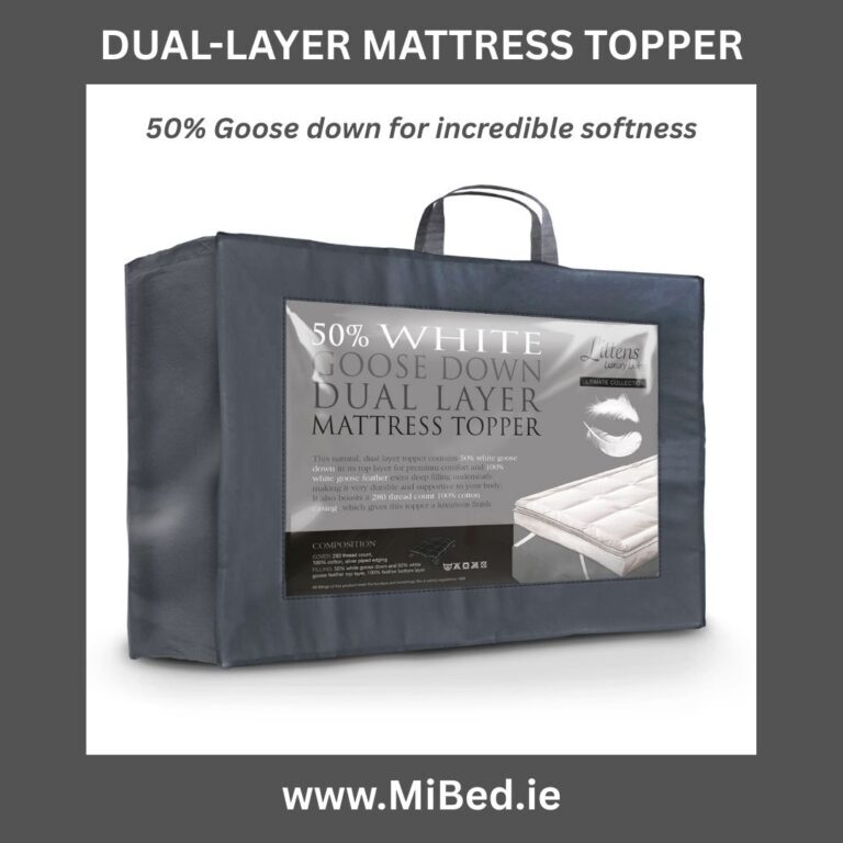 DUAL-LAYER MATTRESS TOPPER