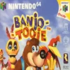 Portada original del juego Banjo Tooie para Nintendo 64, clásico de Rare con personajes Banjo y Kazooie