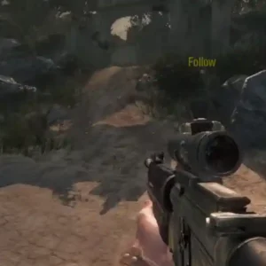 Escena de combate del Call of Duty Black Ops PS3 mostrando la acción en primera persona durante una misión