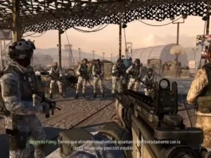 Gameplay de Call of Duty Modern Warfare 2 PS3 con acción intensa en misiones tácticas y realistas