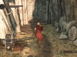 Gameplay de combate del juego Dark Souls II PS3 mostrando acción intensa