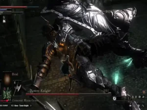 Escena con jefes icónicos del Demon's Souls PS3 dentro del mundo de Boletaria