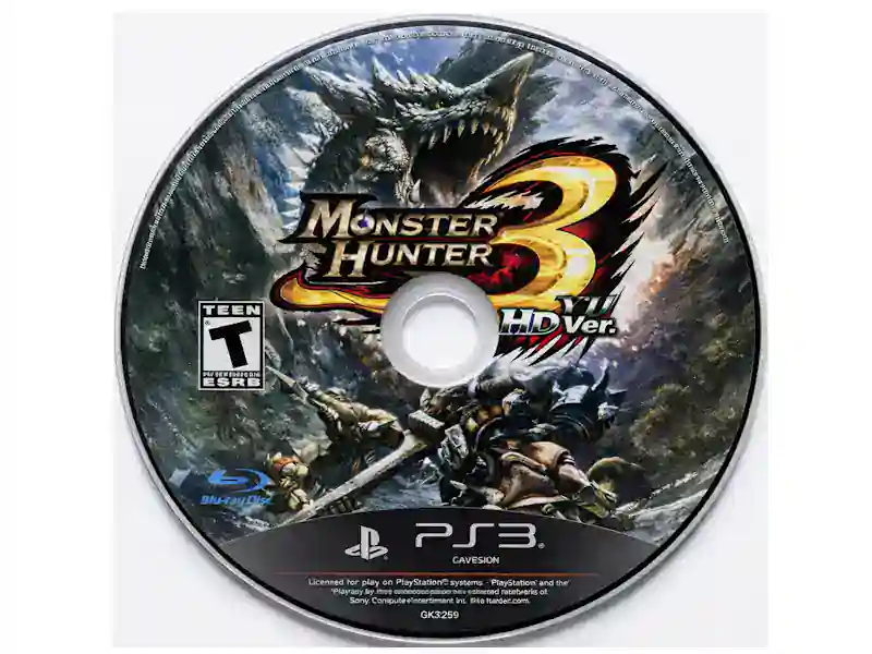 monster-hunter-3rd-hd-ps3-disco-original Disco original Monster Hunter 3rd HD PS3 para consola PlayStation 3