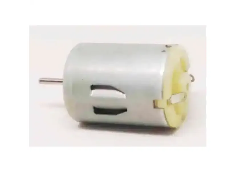 Motor de 12 voltios DC con eje metálico resistente para uso en vehículos robóticos