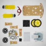 Kit Smart Car 2WD para Arduino con chasis acrílico y motores DC, ideal para proyectos educativos de robótica