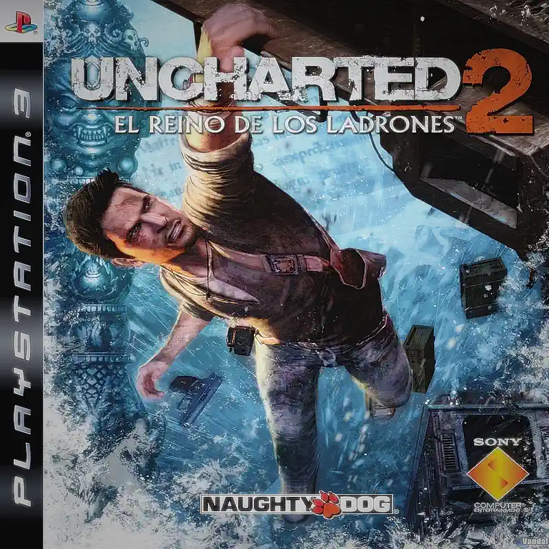 Uncharted 2 el Reino de los Ladrones ps3 carátula original del juego para PlayStation 3