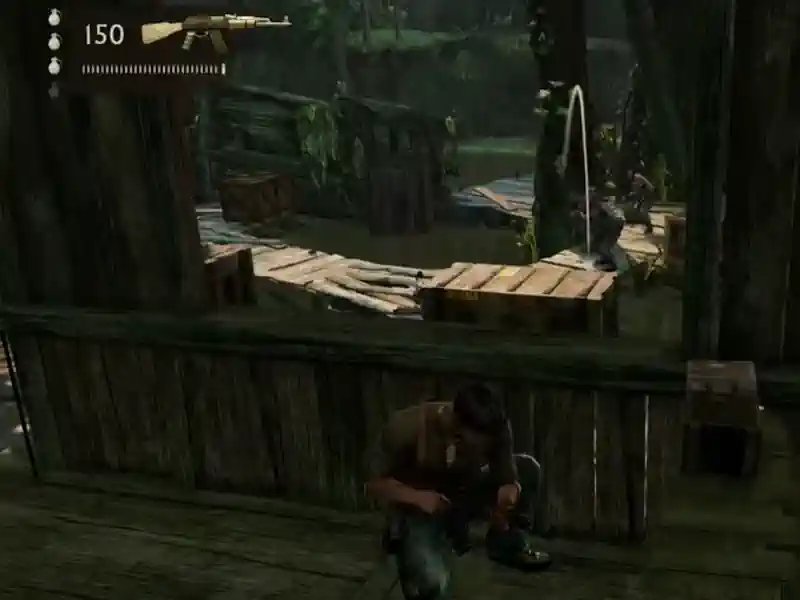 uncharted-2-el-reino-de-los-ladrones-ps3-gameplay-accion Contraportada de Uncharted 2 el Reino de los Ladrones ps3 con información del juego