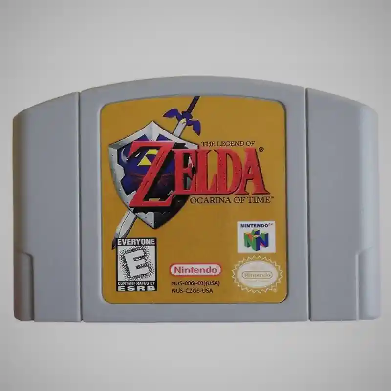 Cartucho original de Zelda Ocarina of Time para Nintendo 64, versión retro importada y garantizada