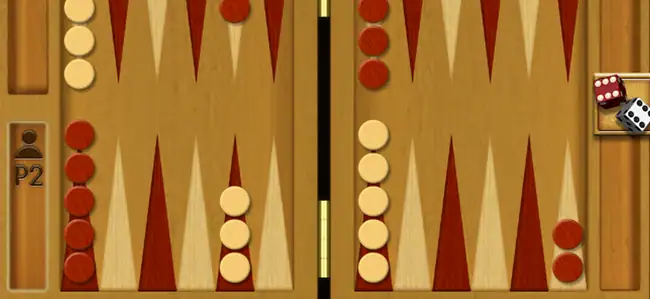 Strategic Backgammon Game for Two Players Online.