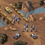 Elite Forces Battle Simulation in a Desert Terrain.