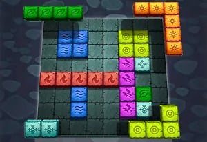 Colorful Puzzle Blocks in Exciting Tetris-Style Game.