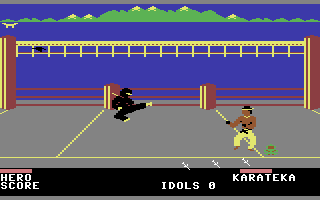 High-speed ninja fighting game with sword attacks and combat action.