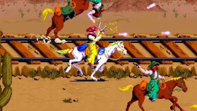 Wild West Cowboy Horse Racing Game screenshot.