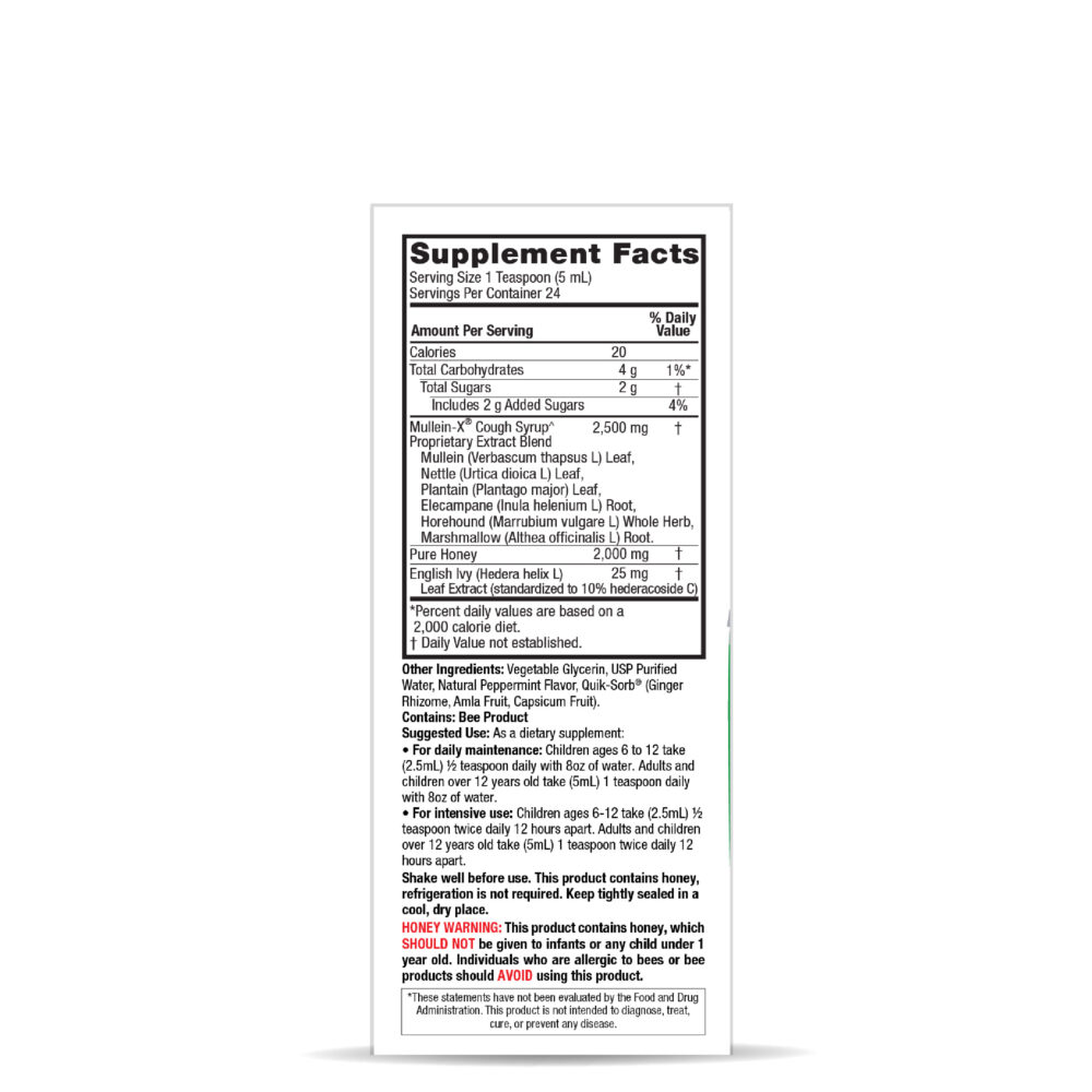 Mullein-X™ Multi System Cough^ Syrup 4oz - Image 5