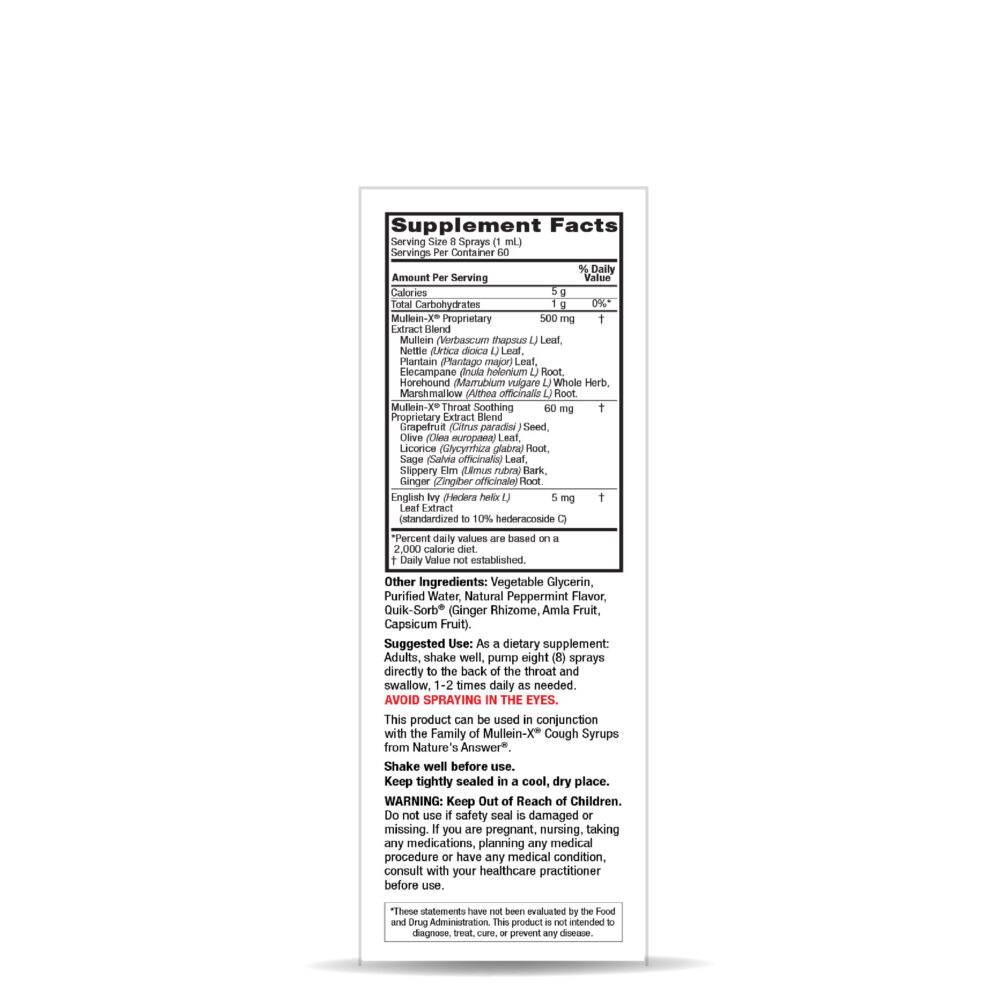 Mullein-X Throat Spray On-the-Go 2oz - Image 5