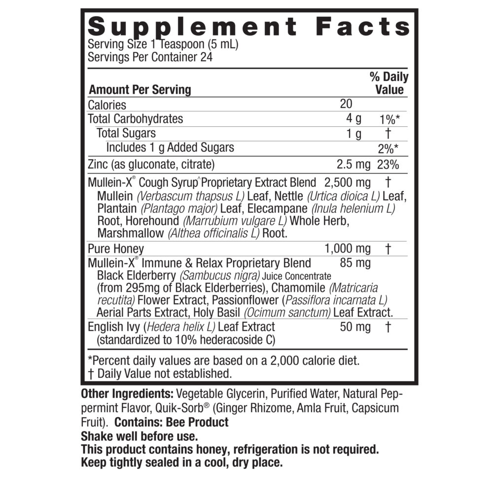27254 REV0005 Mullein-X Immune & Relax Cough Syrup SFB
