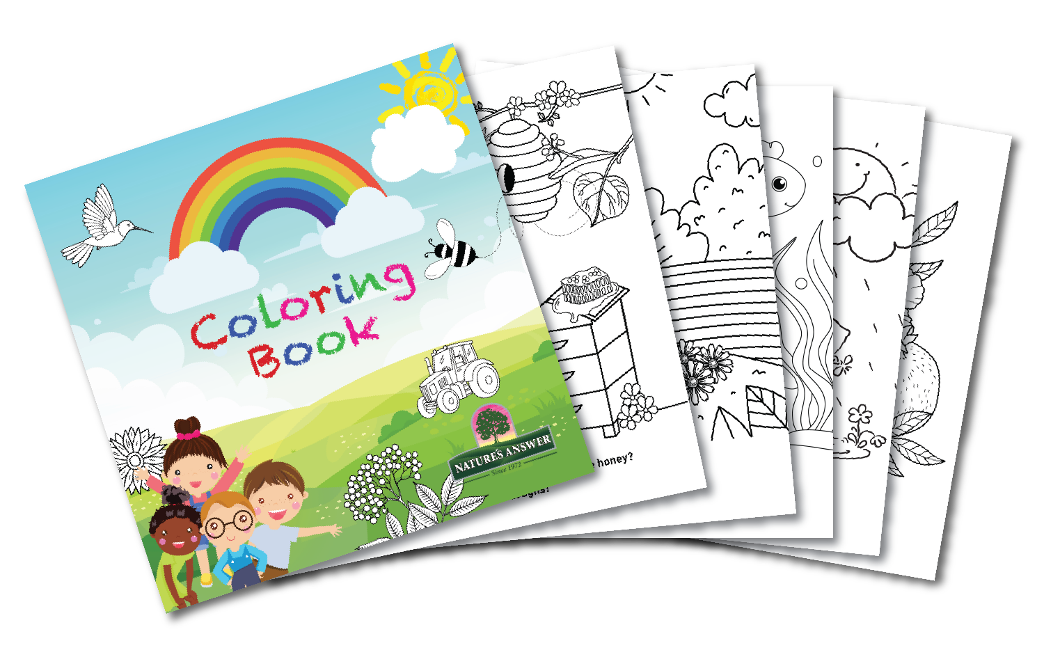 Coloring Book & Crayons